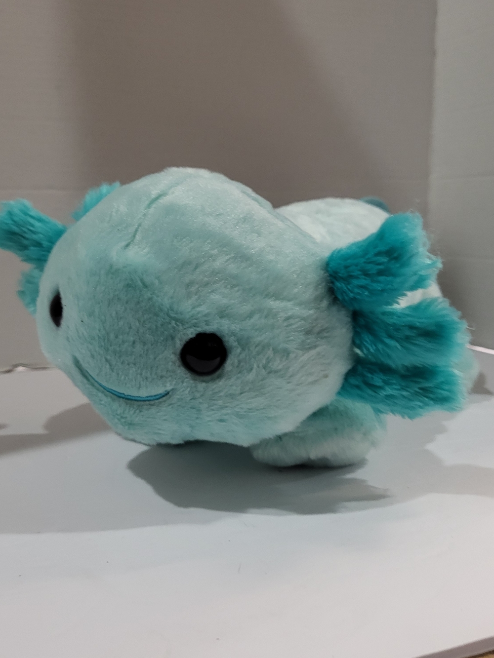 Build-A-Bear Aqua Axolotl Plush - Teal Accents